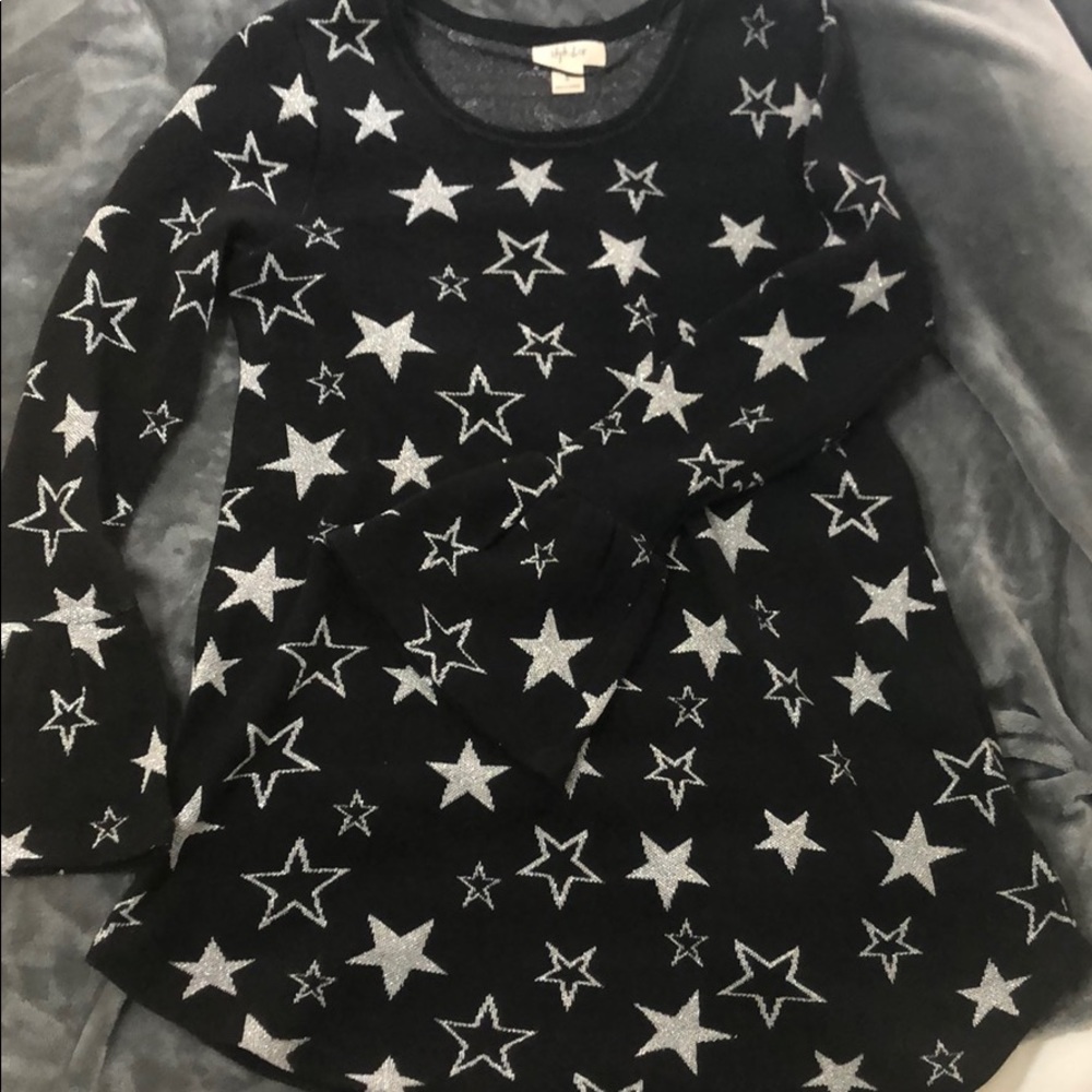 Black & star dress